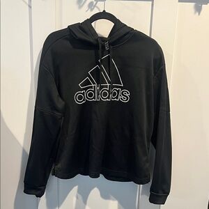 Adidas Women’s Cropped Hoodie Black Size XL